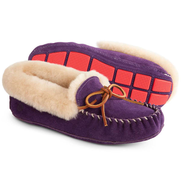 ACORN Women's Moxie Moc Slippers, Violet