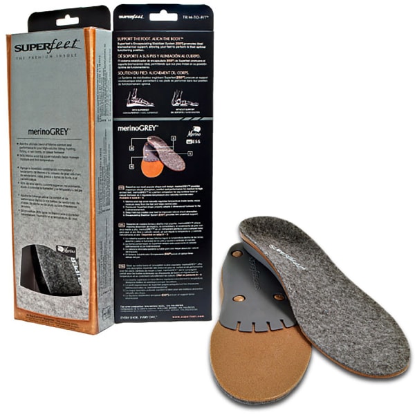 SUPERFEET merinoGrey Insoles