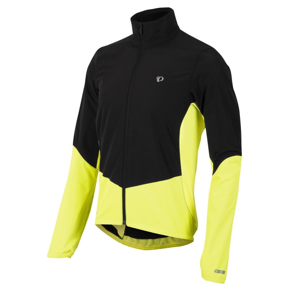 PEARL IZUMI Men's Select Thermal Barrier Jacket, Black/Yellow