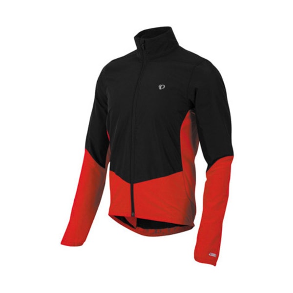 PEARL IZUMI Men's Select Thermal Barrier Jacket, Black/True Red