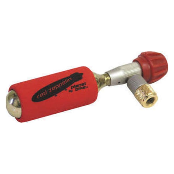 PLANET BIKE Red Zeppelin Inflator with Two 16 g Cartridges