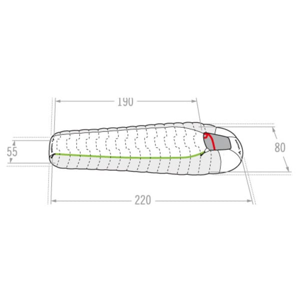 VAUDE Cheyenne 200 Down Sleeping Bag