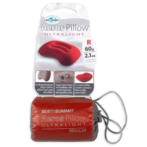 SEA TO SUMMIT Aeros Ultralight Pillow, Regular