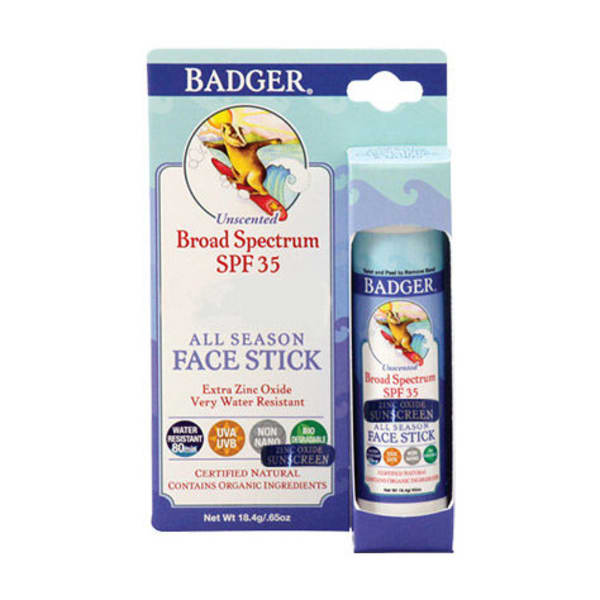 BADGER SPF 35+ Sunscreen All Season Face Stick