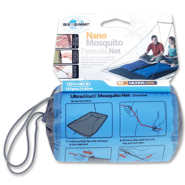 SEA TO SUMMIT Double Nano Mosquito Pyramid Net