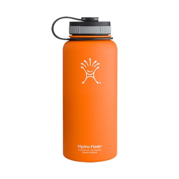 HYDRO FLASK 32 oz. Wide Mouth Water Bottle, Orange Zest