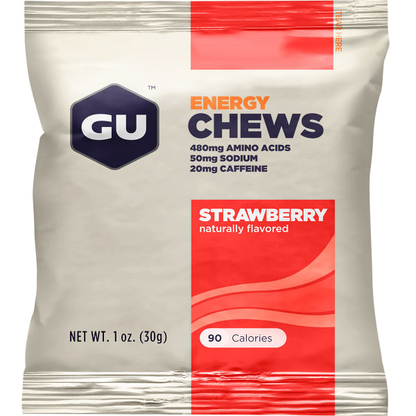 GU Energy Chews, Strawberry