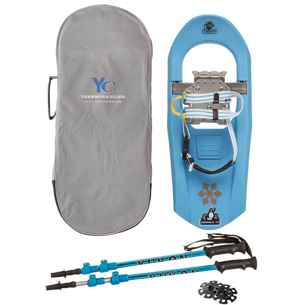 YUKON CHARLIES 716 Molded Snowshoe Kit, Blue