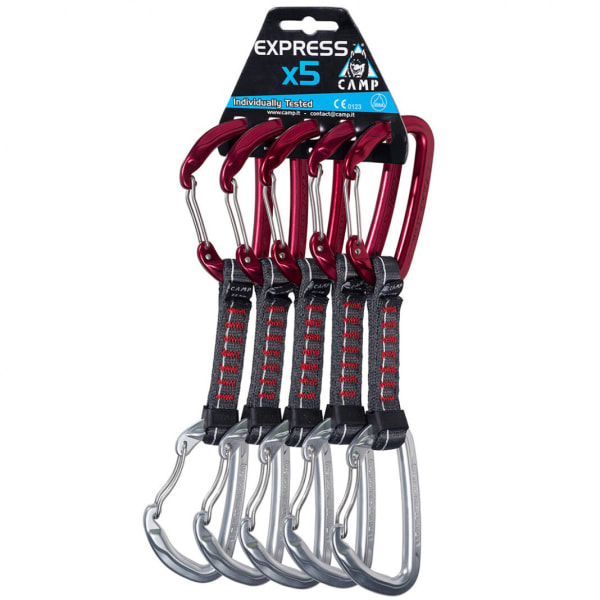 CAMP Orbit Wire Express Quickdraws, 5-Pack