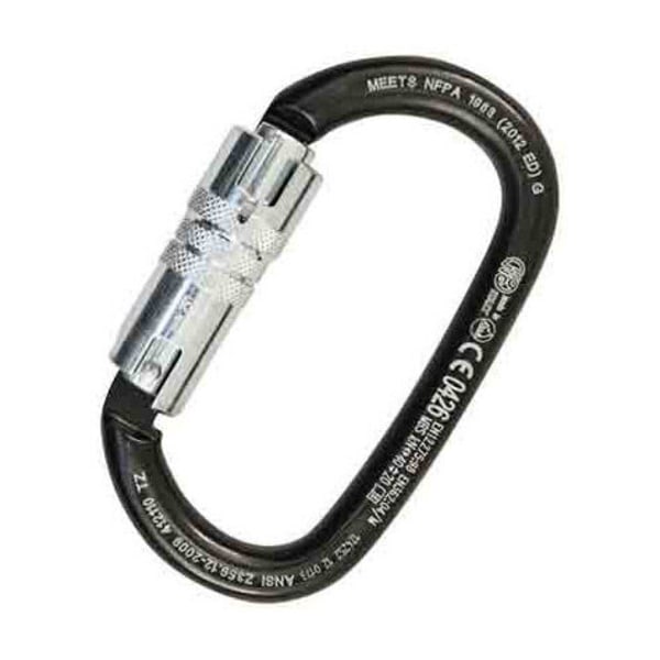 KONG USA Ovalone Steel ANSI Twist-Lock Carabiner