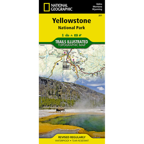 NATIONAL GEOGRAPHIC Trails Illustrated Yellowstone National Park