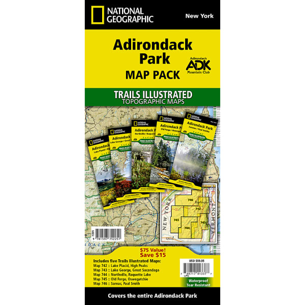 NAT GEO Adirondack Park Map Pack