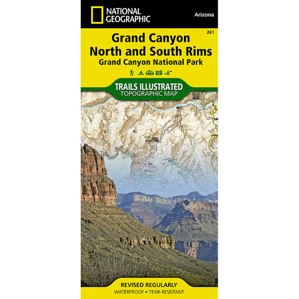 NAT GEO Grand Canyon Nat'l Park Map, '09