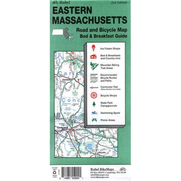 Eastern Massachusetts Bike Map