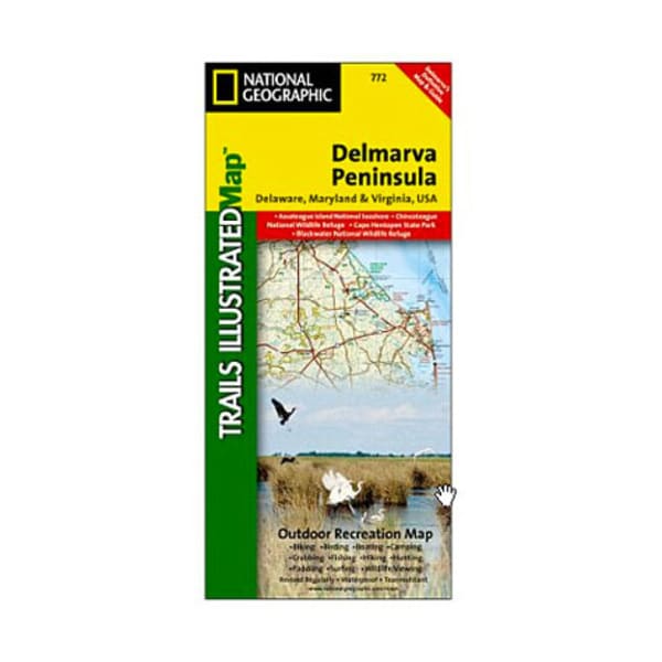 NAT GEO Delmarva Peninsula Map