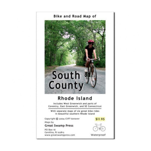 Bike and Road Map of South County RI