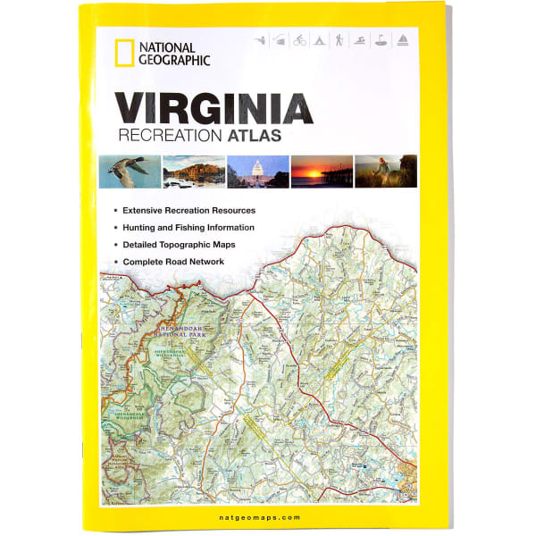 NAT GEO Virginia Recreation Atlas