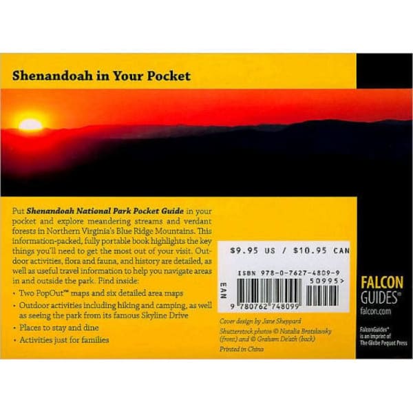 FALCON GUIDE Shenandoah National Park Pocket Guide