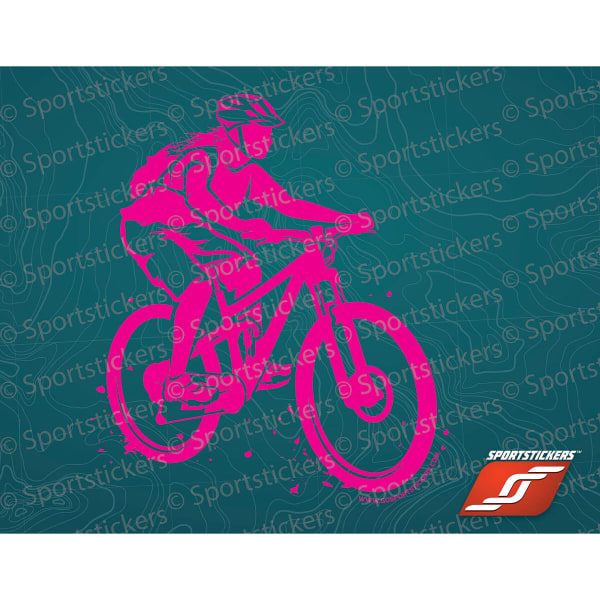 SPORTSTICKERS Women's Mountain Bike, Pink