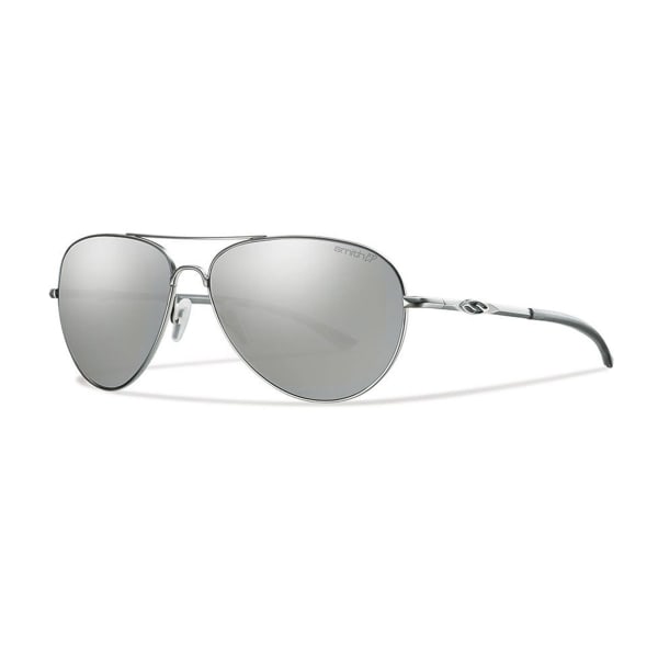 SMITH Audible Sunglasses, Matte Silver/Polar Gray