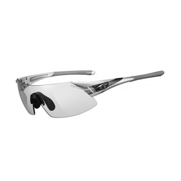 TIFOSI Podium XC Sunglasses, Silver and Gunmetal/Light Night