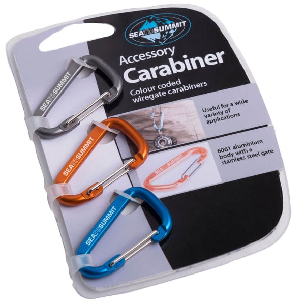 SEA TO SUMMIT Accessory Carabiner, 3 Pack
