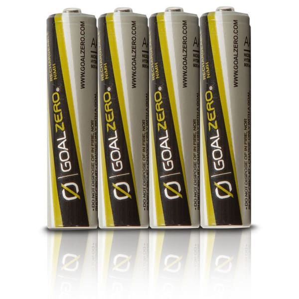 GOAL ZERO Rechargeable AAA Batteries w/Guide 10 Adapter