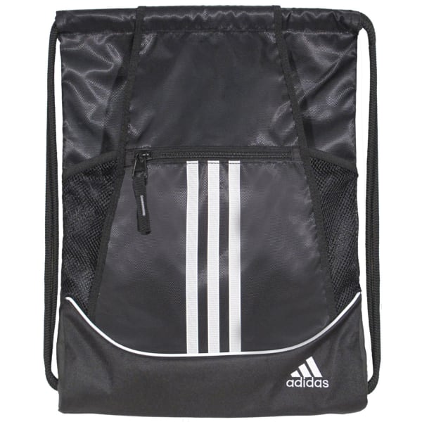 Black Unisex Alliance Ii Drawstring Bag, Adidas