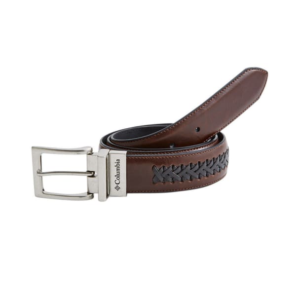 COLUMBIA Men's Center Braid Reversible Belt