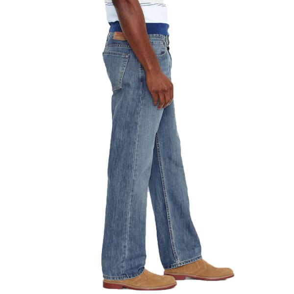 Levi's Men's 569 Loose Straight Fit Jeans (Stretch), Dark Chipped