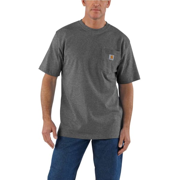 CARHARTT Men's K87 Loose Fit Heavyweight Short-Sleeve Pocket Tee