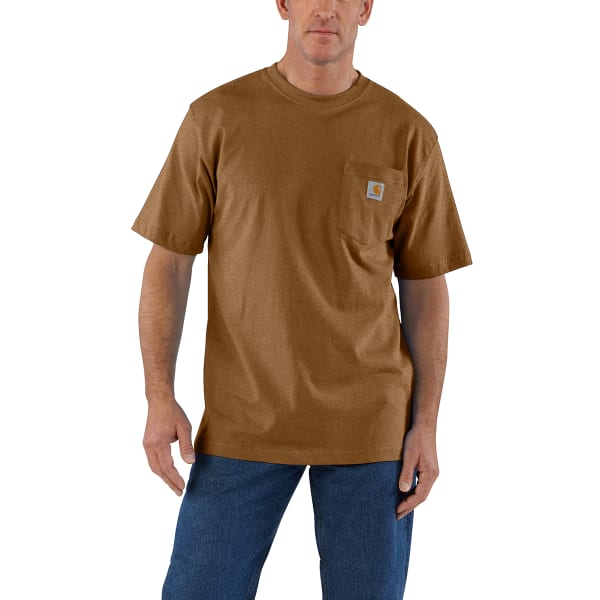 CARHARTT Men's K87 Loose Fit Heavyweight Short-Sleeve Pocket Tee