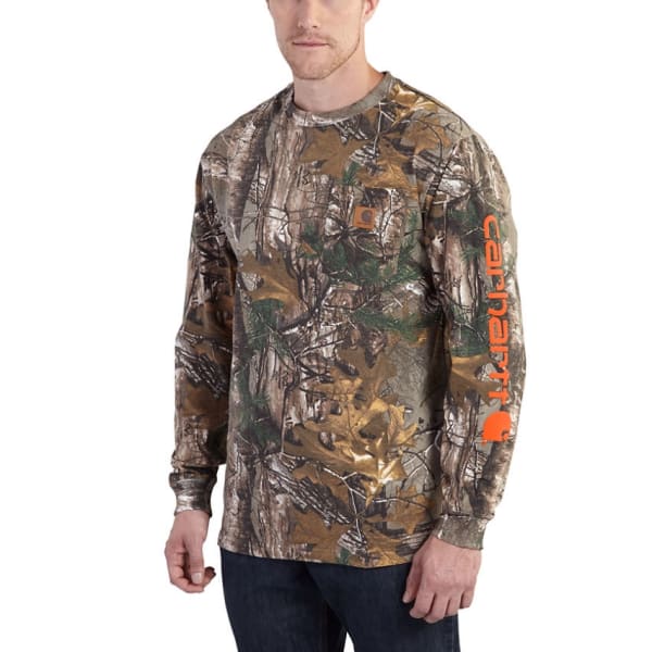 CARHARTT Men's Workwear Camo Long-Sleeve Tee