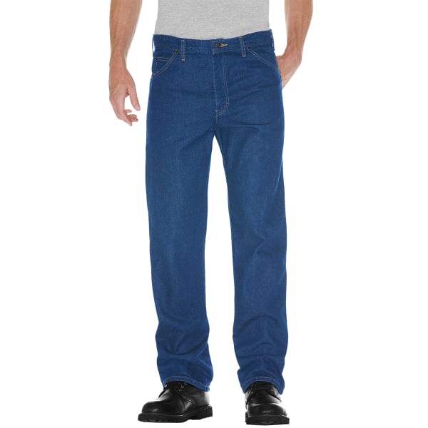 DICKIES Men's 5-Pocket Straight Leg Denim Jeans, Regular Fit