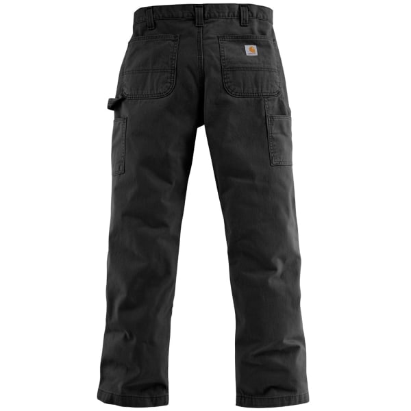 Carhartt Men&s Washed Twill Dungaree - Relaxed Fit (46x32 Black)