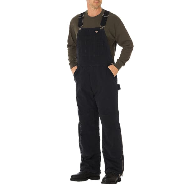 DICKIES Men's Sanded Duck Insulated Bib Overalls