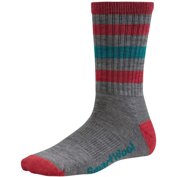 SMARTWOOL Women's Striped Hike Light Crew Socks