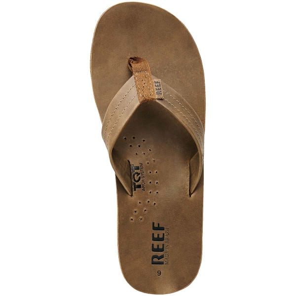 REEF Men's Draftsmen Flip-Flops, Bronze Brown