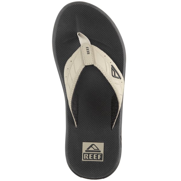 REEF Men's Phantoms Flip-Flops, Black/Tan