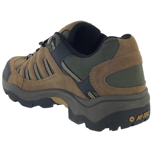 HI-TEC Men's Bandera Low WP Hiking Shoes, Bone/Brown/Mustard,Wide