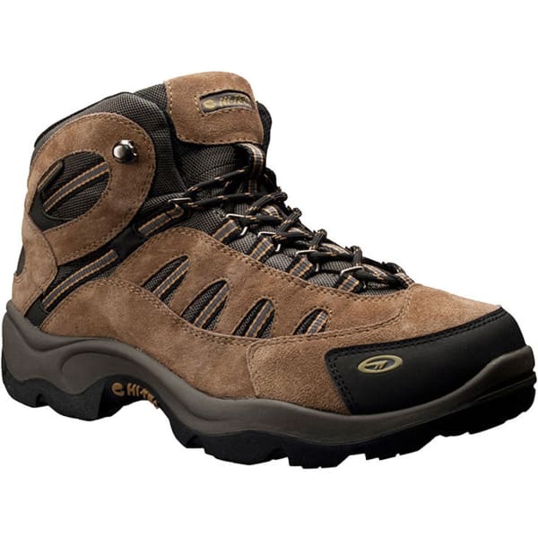 HI-TEC Men's Bandera Mid WP Hiking Boots, Bone/Brown/Mustard