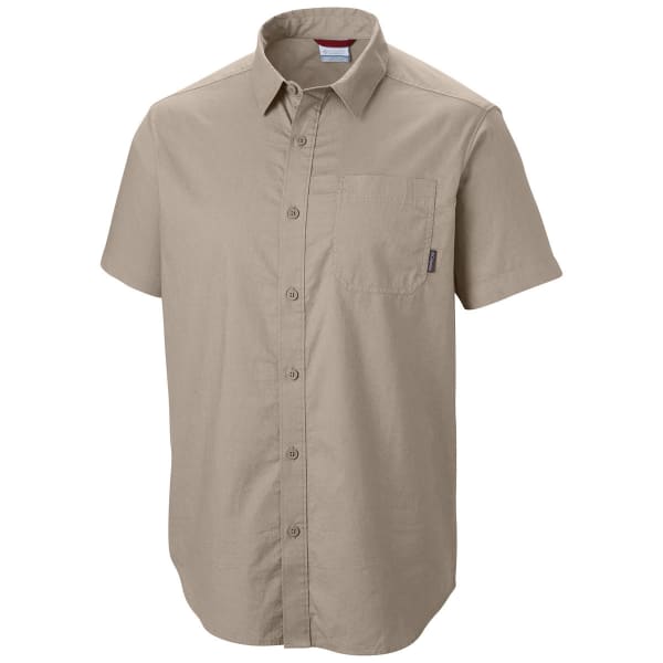 COLUMBIA Men's Thompson Hill Solid Short Sleeve Woven Shirt