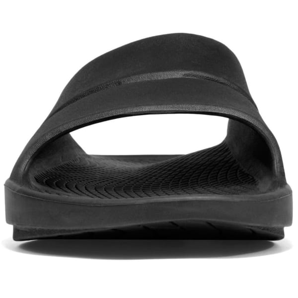 OOFOS Women's OOlala Slide Sandals, Black