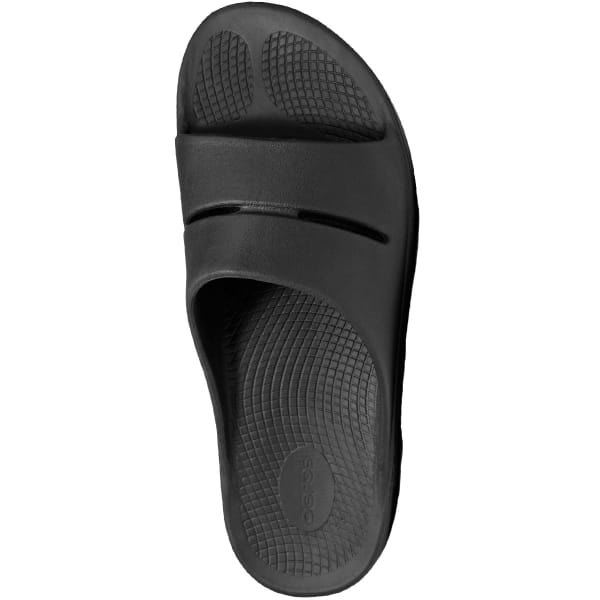 OOFOS Women's OOlala Slide Sandals, Black