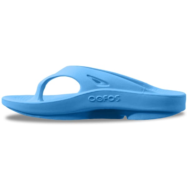 OOFOS Women's OOriginal Thong Sandals, Bermuda Blue