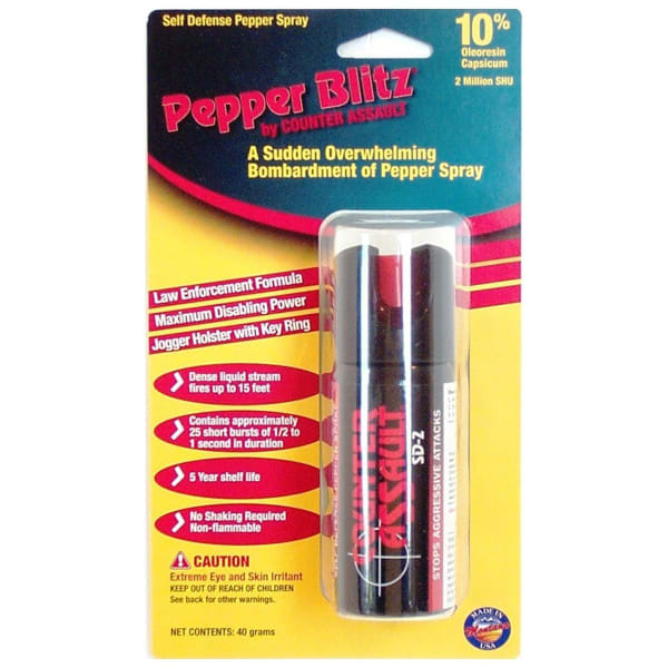 COUNTER ASSAULT Pepper Blitz 1.4 Ounce Personal