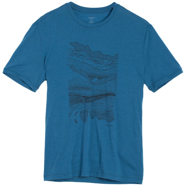 ICEBREAKER Men's Tech Lite Road Trip Crew Graphic Tee