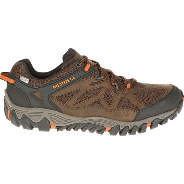 MERRELL Men's All Out Blaze Ventilator Waterproof Hiking Shoes, Burnt Maple