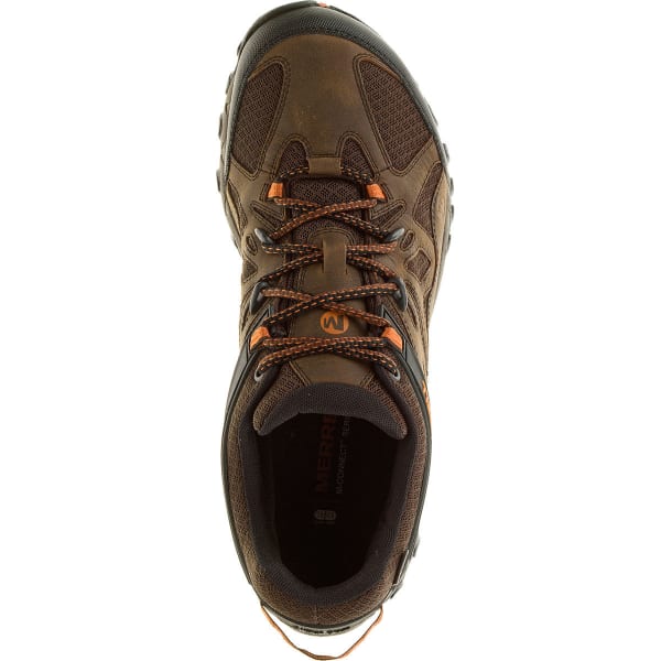 MERRELL Men's All Out Blaze Ventilator Waterproof Hiking Shoes, Burnt Maple