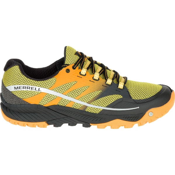 MERRELL Men's All Out Charge Trail Running Shoes, Yellow